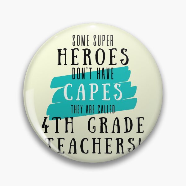 Item preview, Superhero 4th Grade Teacher Appreciation designed and sold by superteachers.
