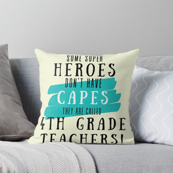 Item preview, Superhero 4th Grade Teacher Appreciation designed and sold by superteachers.