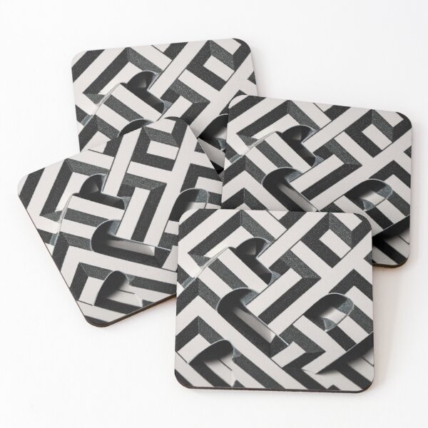Item preview, Black and White Geometric Pattern designed and sold by Bakesales.