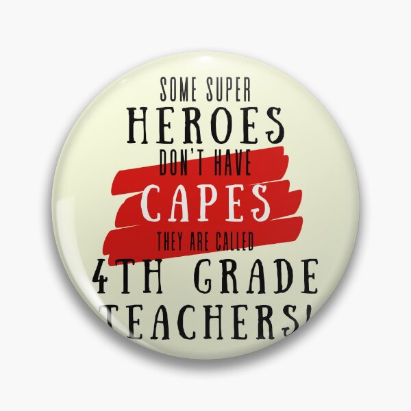 Item preview, Superhero 4th Grade Teacher Appreciation designed and sold by superteachers.