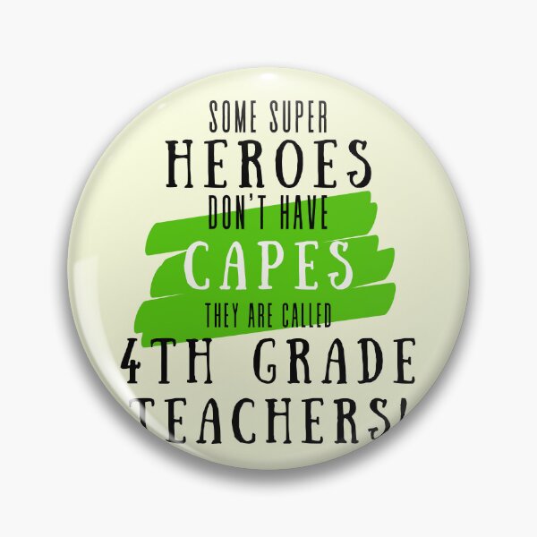 Item preview, Superhero 4th Grade Teacher Appreciation designed and sold by superteachers.