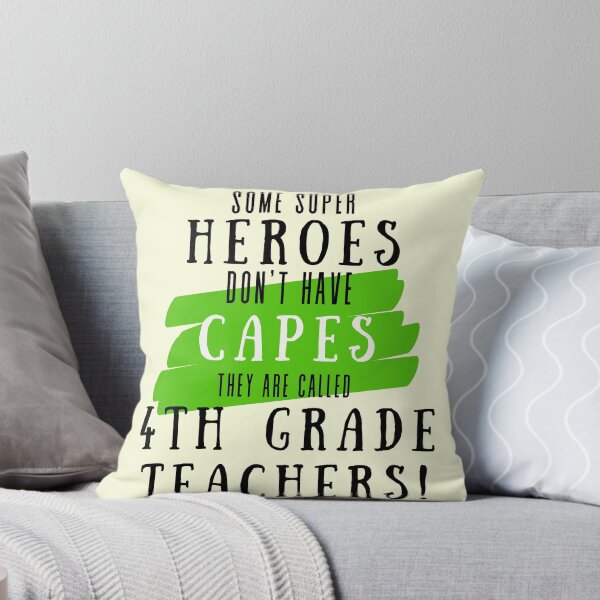 Item preview, Superhero 4th Grade Teacher Appreciation designed and sold by superteachers.