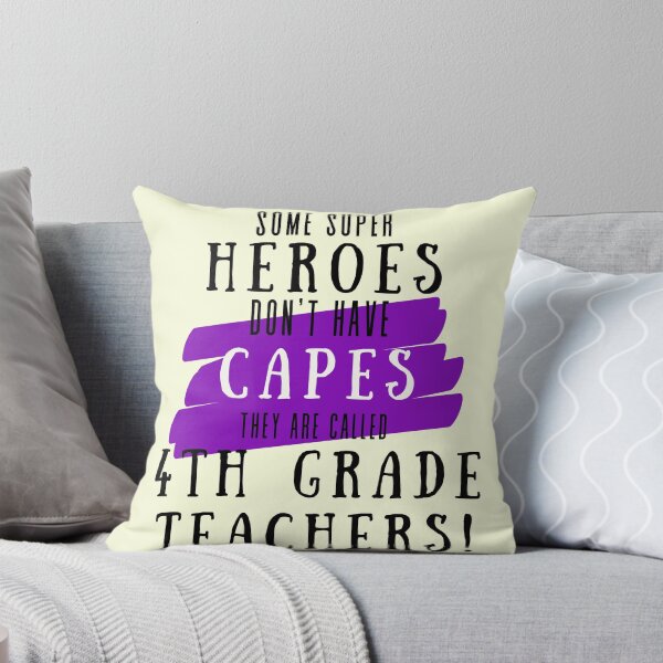 Item preview, Superhero 4th Grade Teacher Appreciation designed and sold by superteachers.