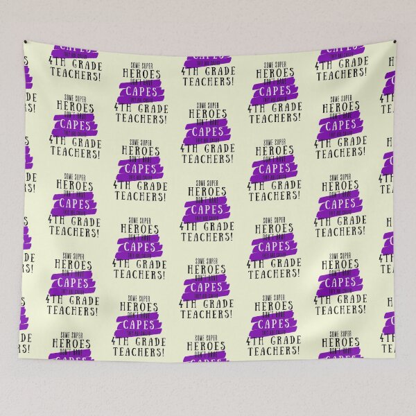 Item preview, Superhero 4th Grade Teacher Appreciation designed and sold by superteachers.