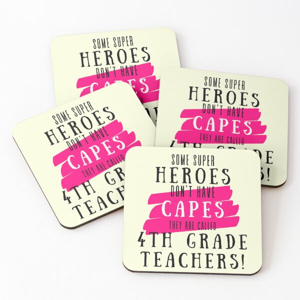 Item preview, Superhero 4th Grade Teacher Appreciation designed and sold by superteachers.