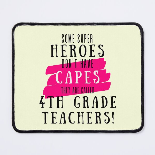 Item preview, Superhero 4th Grade Teacher Appreciation designed and sold by superteachers.