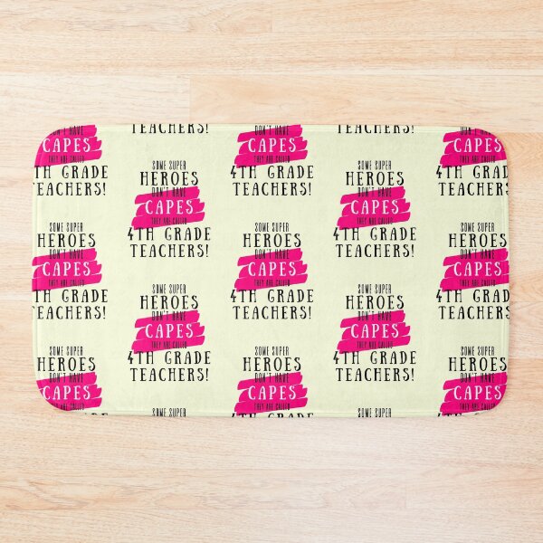 Item preview, Superhero 4th Grade Teacher Appreciation designed and sold by superteachers.