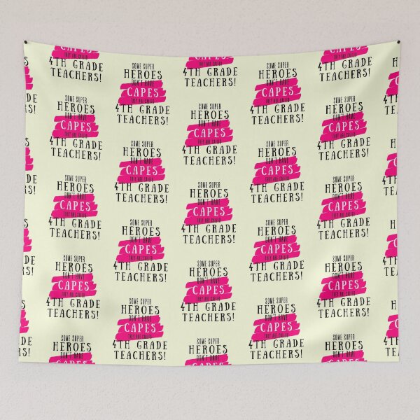 Item preview, Superhero 4th Grade Teacher Appreciation designed and sold by superteachers.