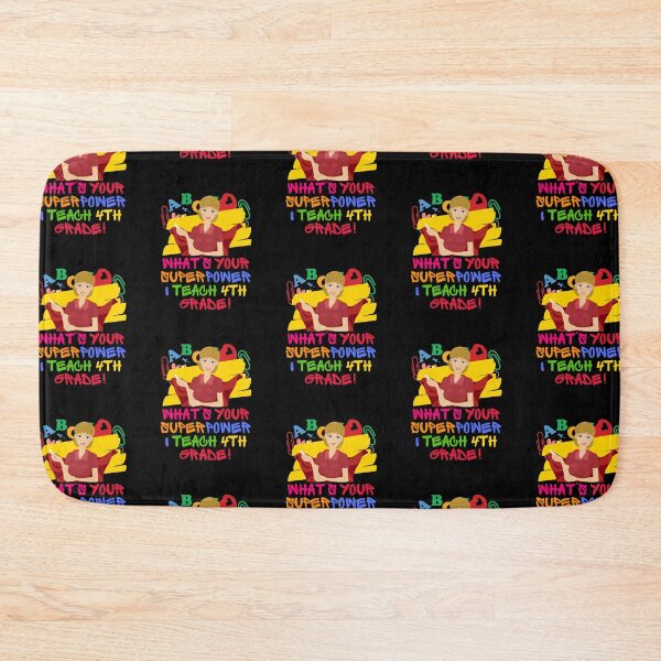 Item preview, I Teach 4th Grade Teacher Superhero designed and sold by superteachers.