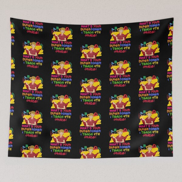 Item preview, I Teach 4th Grade Teacher Superhero designed and sold by superteachers.