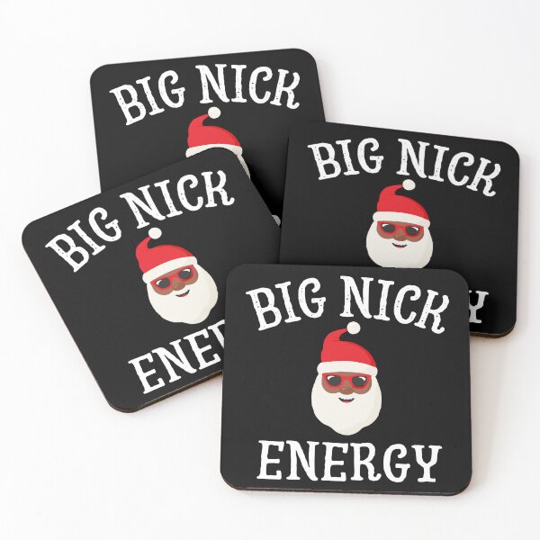 Item preview, Big Nick Energy,  Sarcastic Funny Xmas Christmas Santa Clause Wink, Humor Christmas Vintage Saint Nicholas designed and sold by Diferenty Shop  ⭐⭐⭐⭐⭐.
