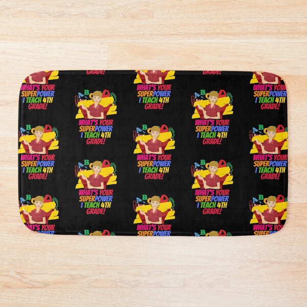 Item preview, What Is Your Superpower 4th Grade Teacher Superhero designed and sold by superteachers.