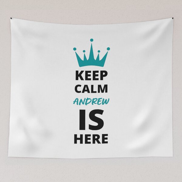 Item preview, ANDREW NAME: ANDREW KEEP CALM DESIGN. designed and sold by AlexRelax.