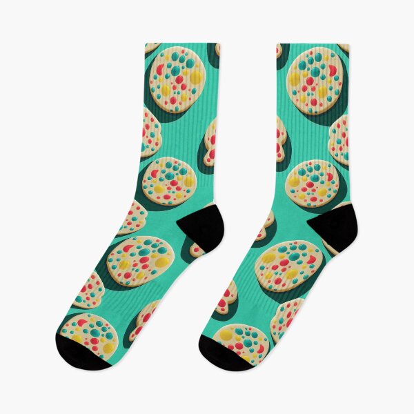 Item preview, Cute Cookie Socks - 22C designed and sold by RunJumpJump.