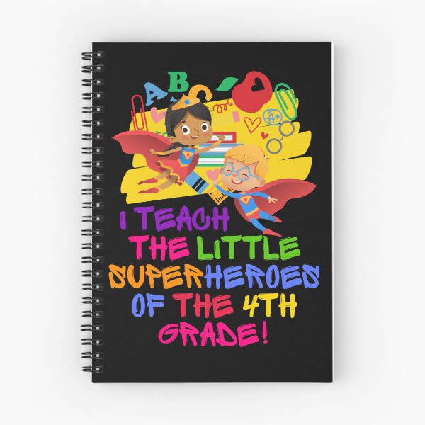 Item preview, I Teach 4th Grade Teacher Superhero designed and sold by superteachers.