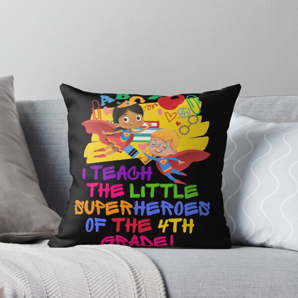 Item preview, I Teach 4th Grade Teacher Superhero designed and sold by superteachers.