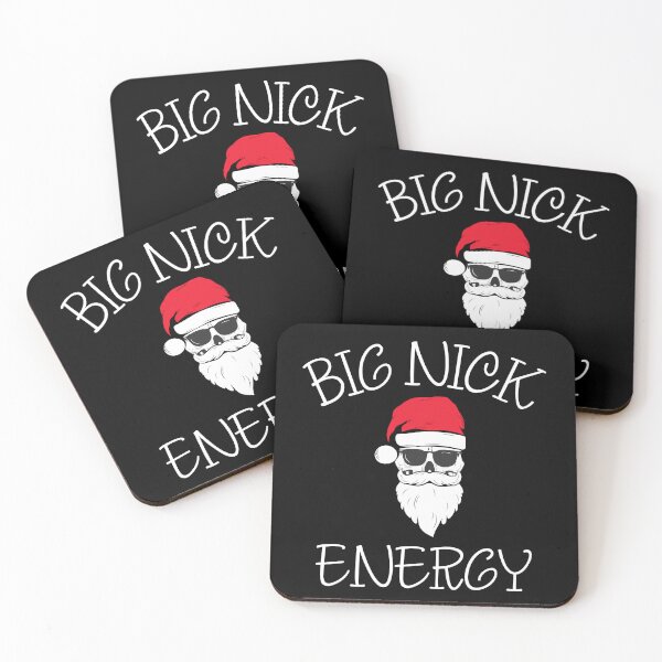 Item preview, Big Nick Energy,  Sarcastic Funny Xmas Christmas Santa Clause Wink, Humor Christmas Vintage Saint Nicholas designed and sold by Diferenty Shop  ⭐⭐⭐⭐⭐.