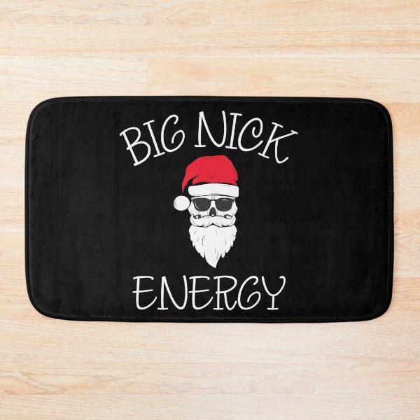 Item preview, Big Nick Energy,  Sarcastic Funny Xmas Christmas Santa Clause Wink, Humor Christmas Vintage Saint Nicholas designed and sold by Diferenty Shop  ⭐⭐⭐⭐⭐.