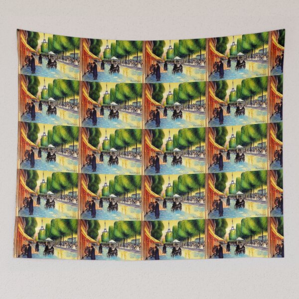 Item preview, Paris Street At Sunset designed and sold by Mizjean.