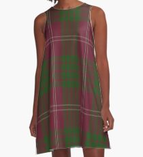 00030 Crawford Clan Tartan A-Line Dress