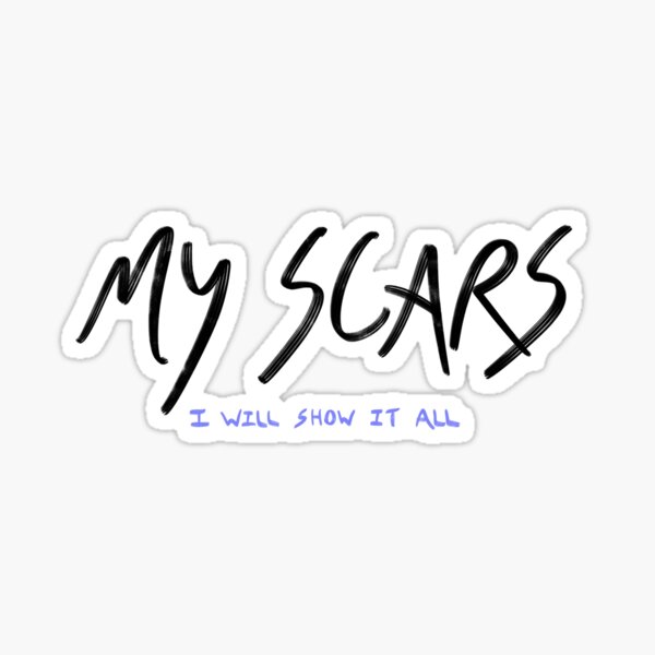 "SKZ Scars" Sticker for Sale by KevInspiration Redbubble