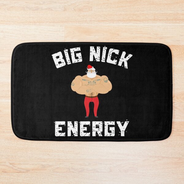 Item preview, Big Nick Energy,  Sarcastic Funny Xmas Christmas Santa Clause Wink, Humor Christmas Vintage Saint Nicholas designed and sold by Diferenty Shop  ⭐⭐⭐⭐⭐.