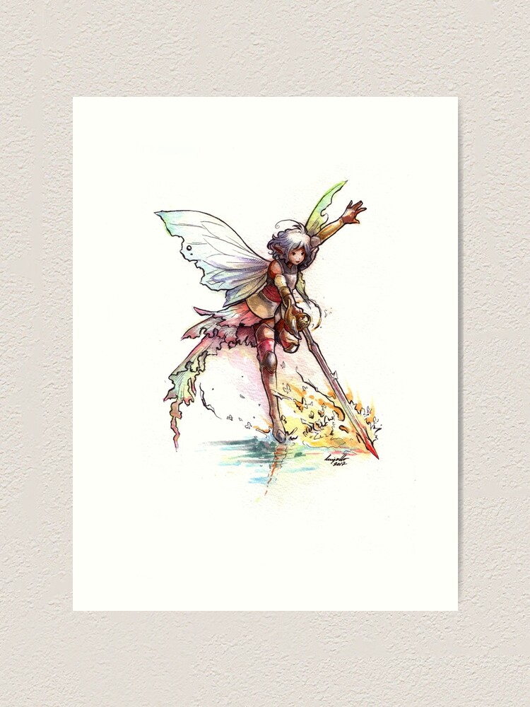 Alternate view of The Sword Fairy Art Print
