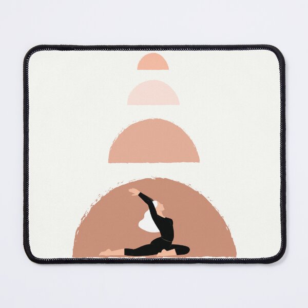 Item preview, Abstract Yoga Pigeon Pose. Opening the Heart Chakra designed and sold by BohemiWANDERS.