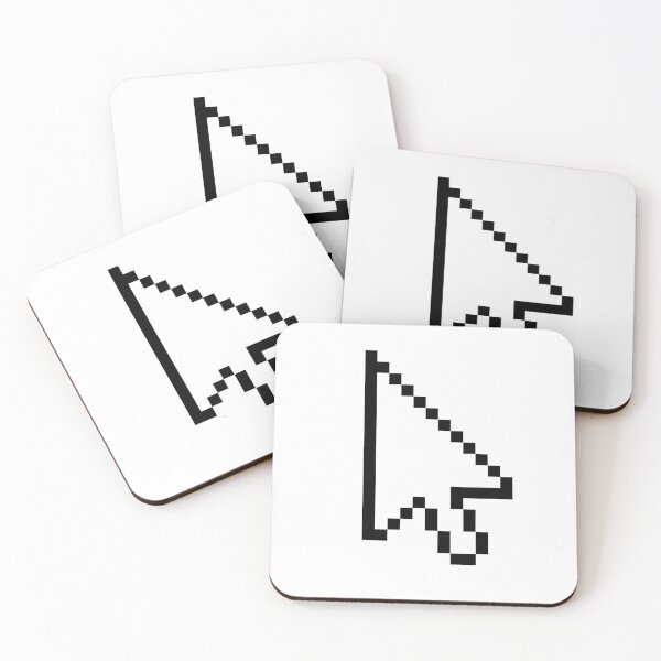 Item preview, White Computer Cursor Sticker designed and sold by bobcrochets.