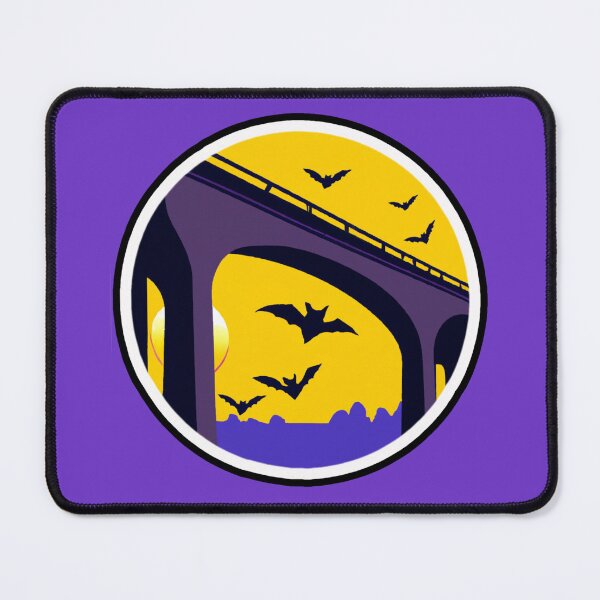 Item preview, Bats flying under a bridge designed and sold by JandyDesign.