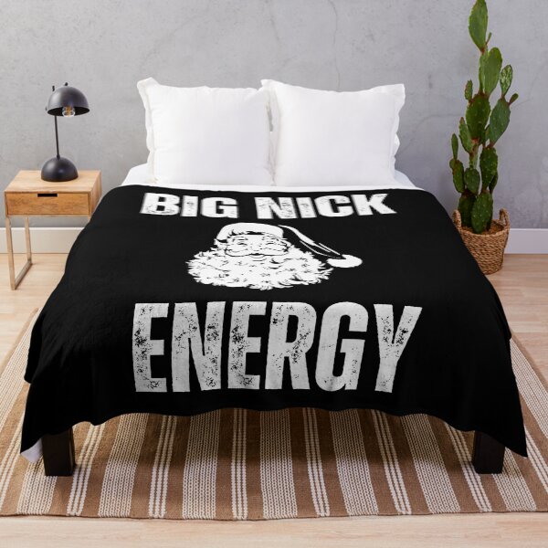 Item preview, Big Nick Energy,  Sarcastic Funny Xmas Christmas Santa Clause Wink, Humor Christmas Vintage Saint Nicholas designed and sold by Diferenty Shop  ⭐⭐⭐⭐⭐.