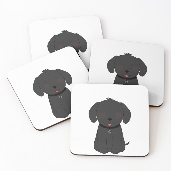 Item preview, Cute Grey Black Dog designed and sold by Myinsidethoughts.