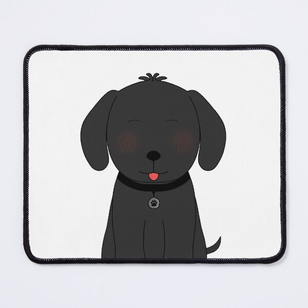 Item preview, Cute Grey Black Dog designed and sold by Myinsidethoughts.