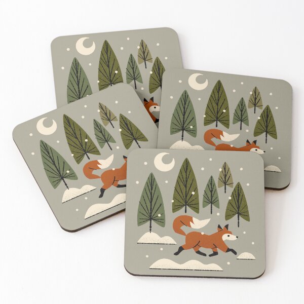Item preview, Snowy Evening Fox designed and sold by Renea L Thull.