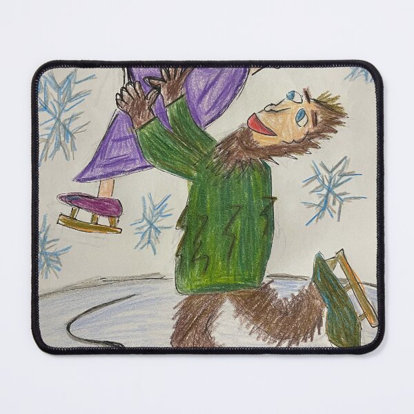 Item preview, Sasquatch and bunny ice scatting designed and sold by Cece42.