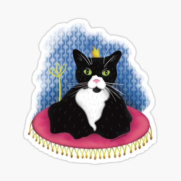 cat queen  Sticker
