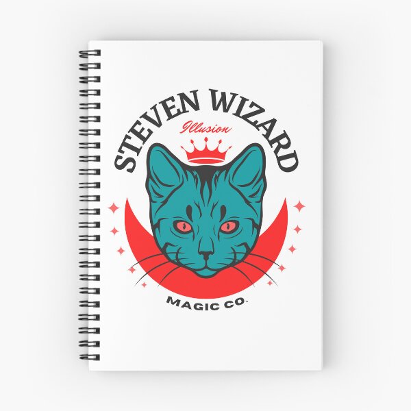 Item preview, STEVEN NAME: STEVEN WIZARD GREEN CAT DESIGN. designed and sold by AlexRelax.