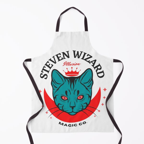 Item preview, STEVEN NAME: STEVEN WIZARD GREEN CAT DESIGN. designed and sold by AlexRelax.