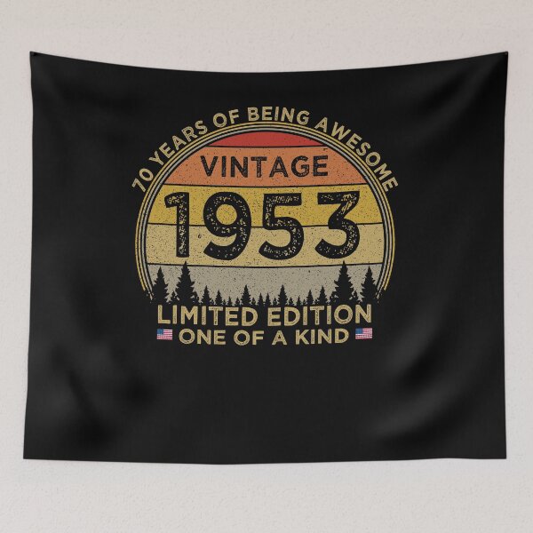 Item preview, 70th Birthday Vintage 1953 Limited Edition Patriotic designed and sold by cssdru.