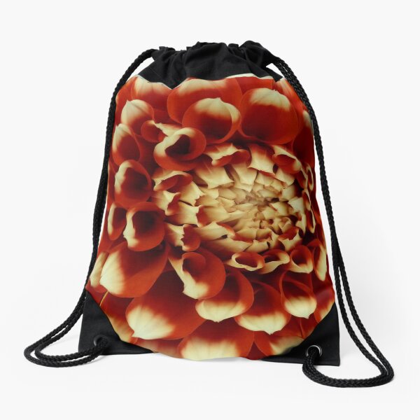Dahlia #2 Drawstring Bag