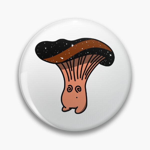 Item preview, Spaced-Out Chanterelle Mushroom designed and sold by LightSpaceArt.