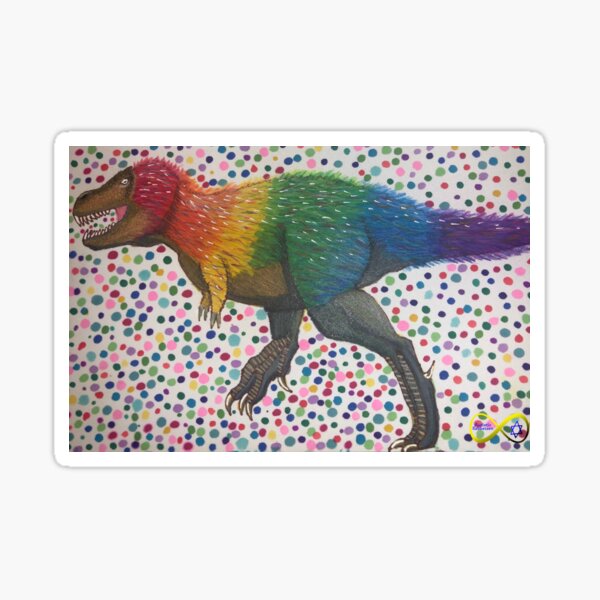Item preview, Malka the Tyrannosaur designed and sold by Autistic Rebbetzen.