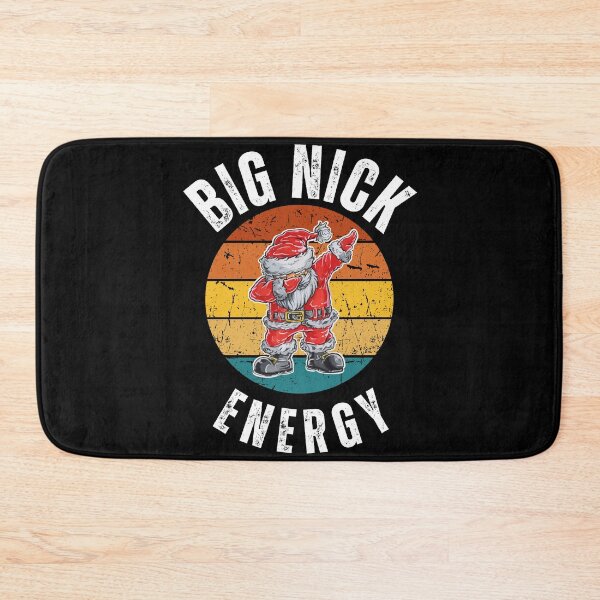 Item preview, Big Nick Energy,  Sarcastic Funny Xmas Christmas Santa Clause Wink, Humor Christmas Vintage Saint Nicholas designed and sold by Diferenty Shop  ⭐⭐⭐⭐⭐.