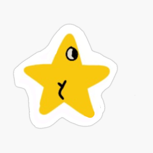 Starry Cheeks Sticker