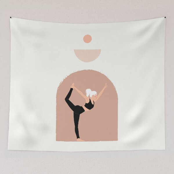 Item preview, Boho Dancer Pose Yoga, Gracefully Opening the Heart Chakra designed and sold by BohemiWANDERS.