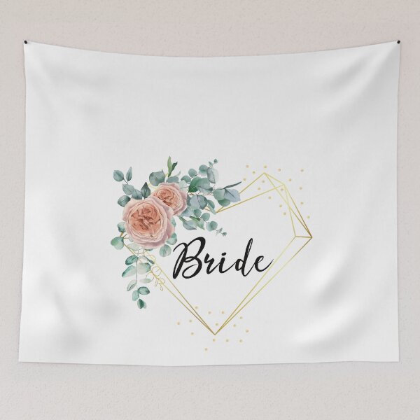 Item preview, Bride Eucalyptus Heart designed and sold by EbnerPrints.