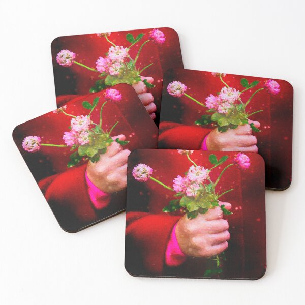 Item preview, Girl holding wild clover flowers - by Brian Vegas designed and sold by Brian Vegas.