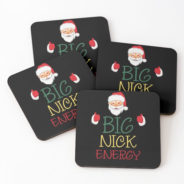 Item preview, Big Nick Energy,  Sarcastic Funny Xmas Christmas Santa Clause Wink, Humor Christmas Vintage Saint Nicholas designed and sold by Diferenty Shop  ⭐⭐⭐⭐⭐.