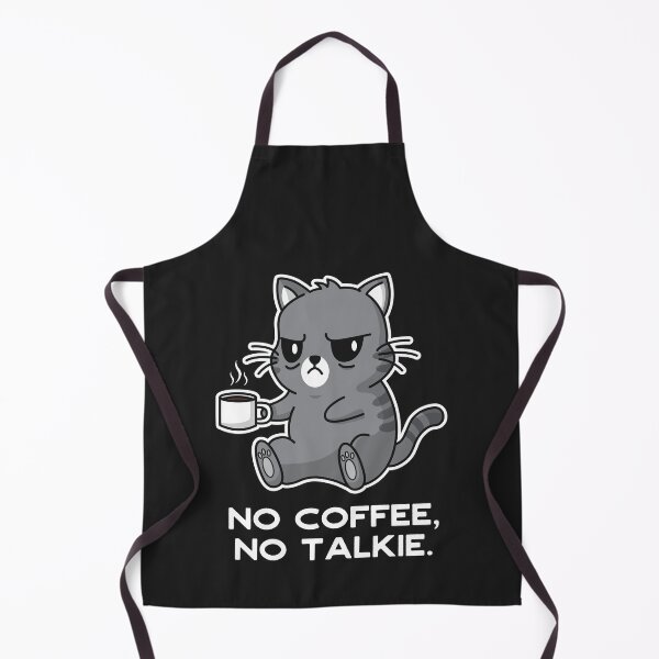 Item preview, No Coffee, No Talkie designed and sold by MeowsAndMakes.