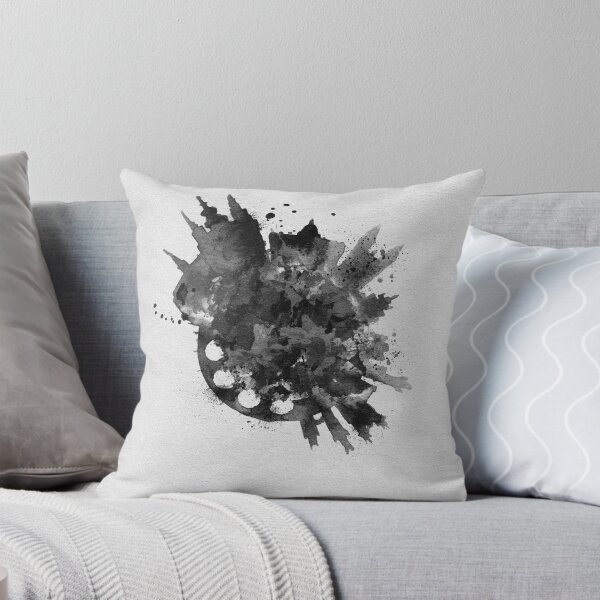 Item preview, Prague, Czech Republic Black and White Skyround Art / Circular Panoramic Skyline Painting designed and sold by A Deniz Akerman.